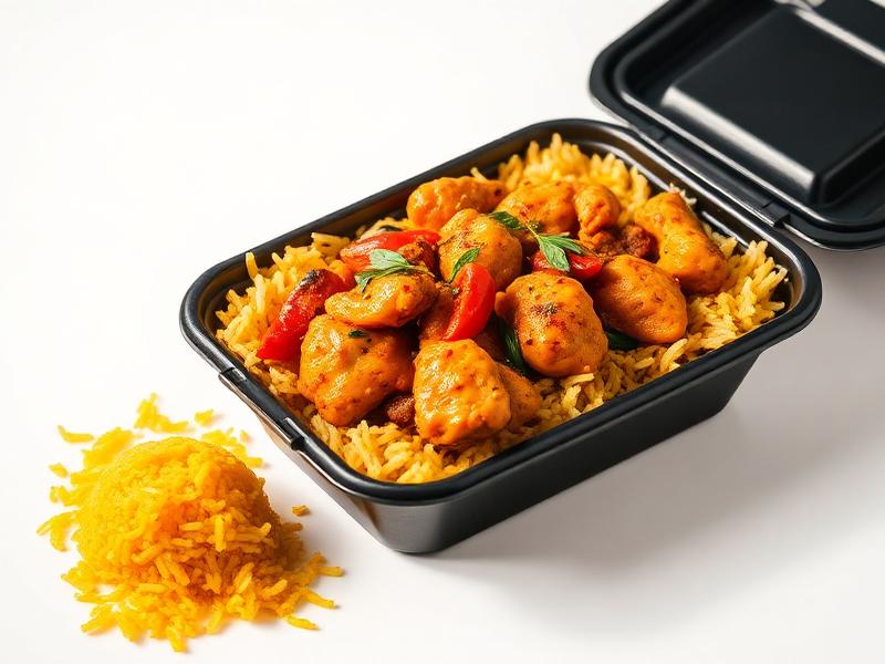 Pollo al azafrán